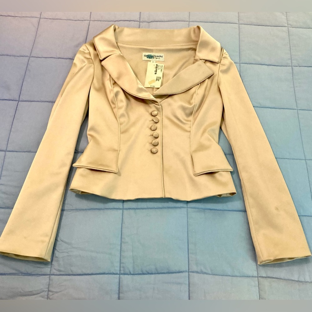 STUNNING 🤩 St. John Evening Jacket Conch Pink 🐚💗